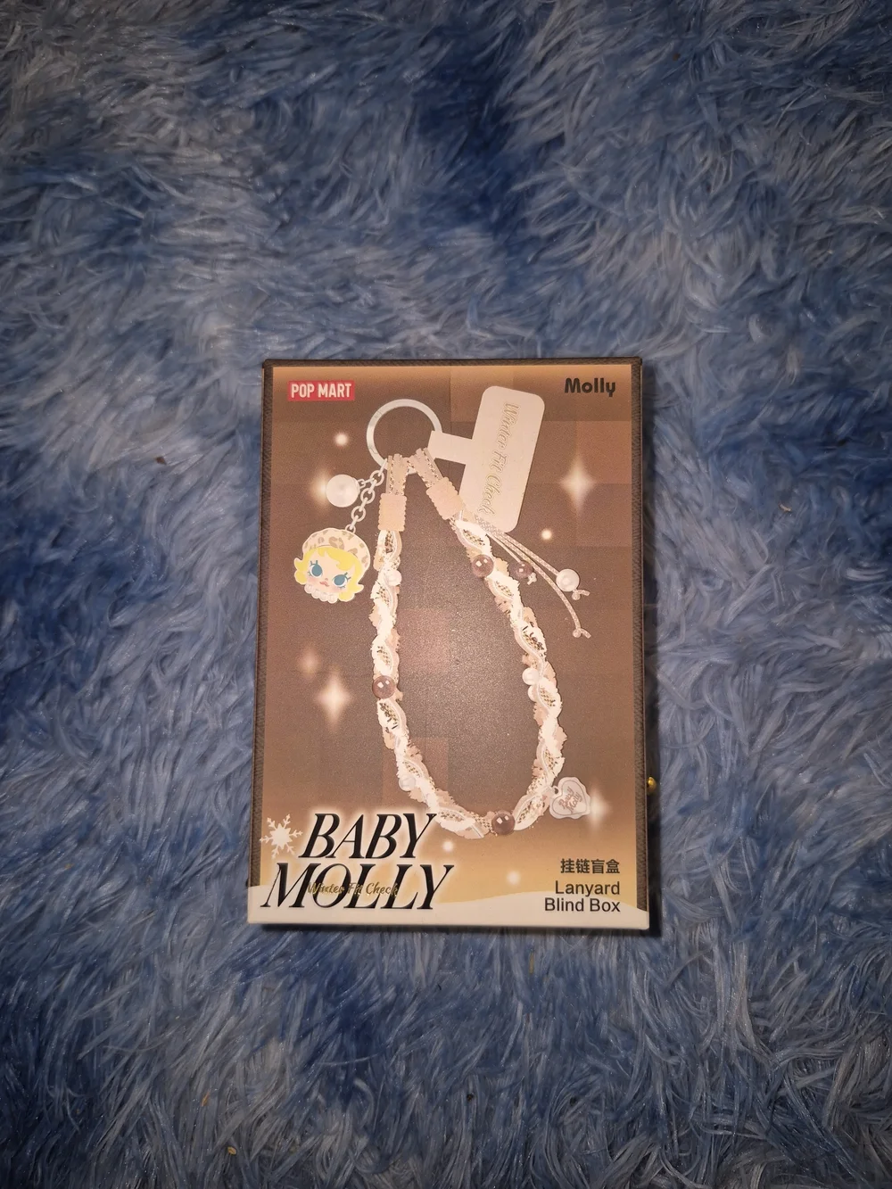 POP MART Baby Molly Winter Fit Check Have A Hot Boba Lanyard Blindbox